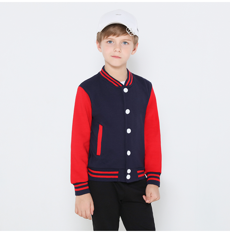 学生班服卫衣印字LOGO定制幼儿园团体服儿童外套棒球服会服订制(图11)