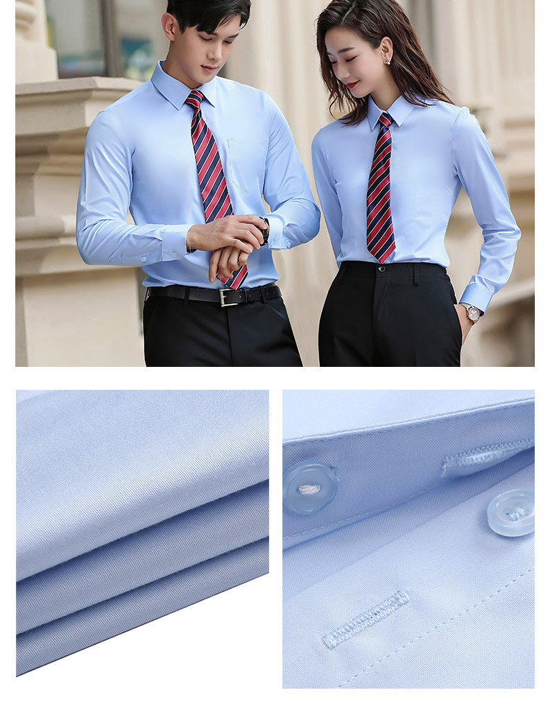 888-品牌免烫弹力96%棉-男女同款长袖 3色(图20)