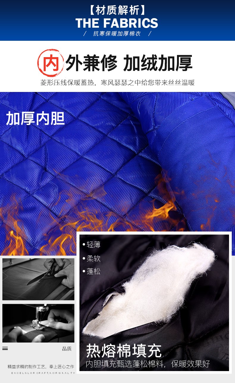 1574148178405272.jpg 冬季工作服棉衣男 加厚劳保棉袄耐磨防寒棉服 工装上衣(图4)