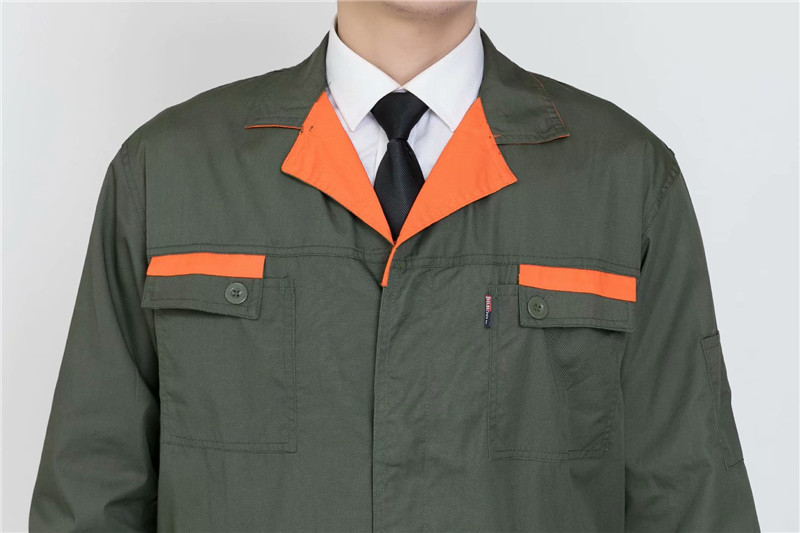 长袖工作服套装男秋冬定制耐磨汽修厂服工装电焊服劳保服(图16)