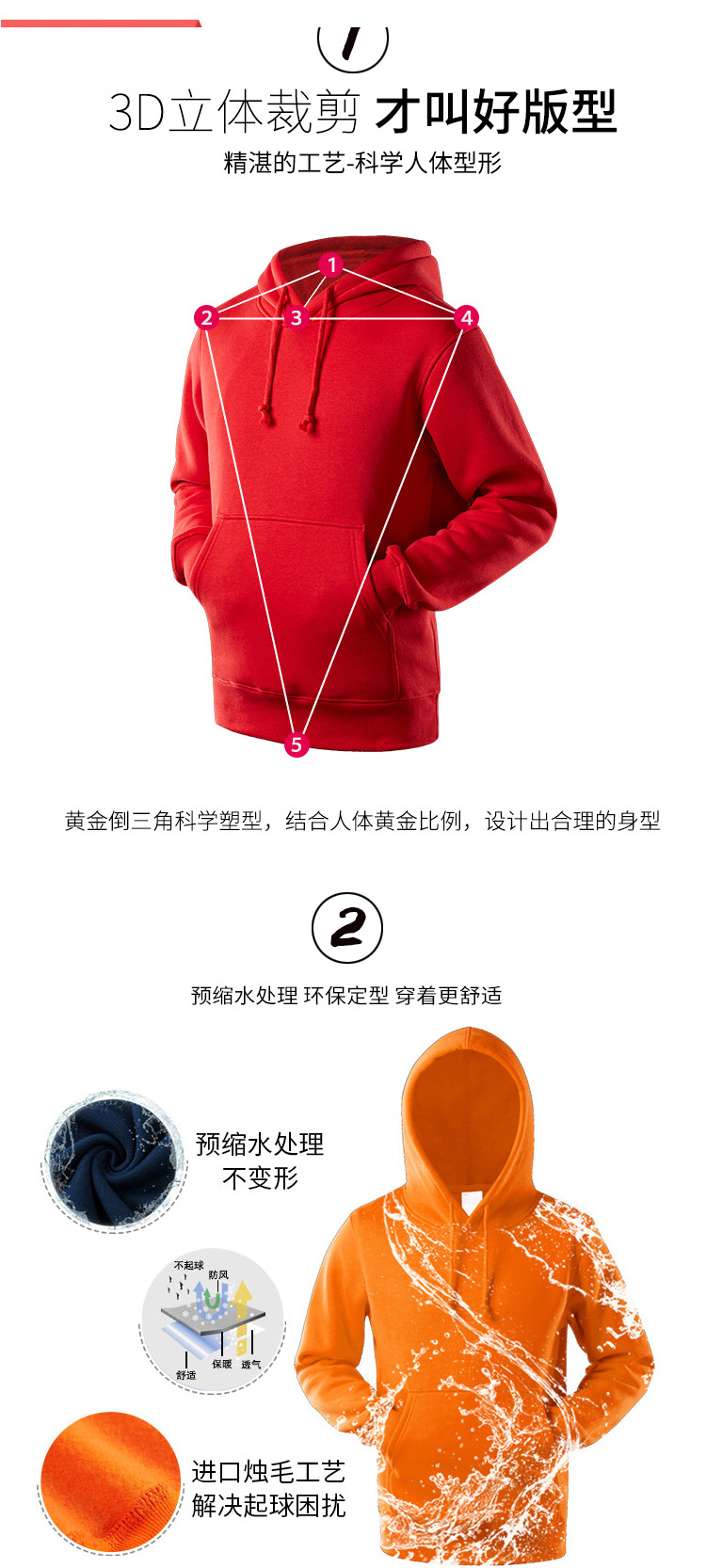 同学聚会卫衣定制diy班服订制logo外套加绒连帽衫衣服团体工作服(图7)