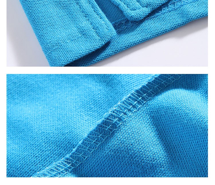 长袖t恤定制logo翻领广告文化衫diy工衣定做衣服Polo衫工作服印字(图14)