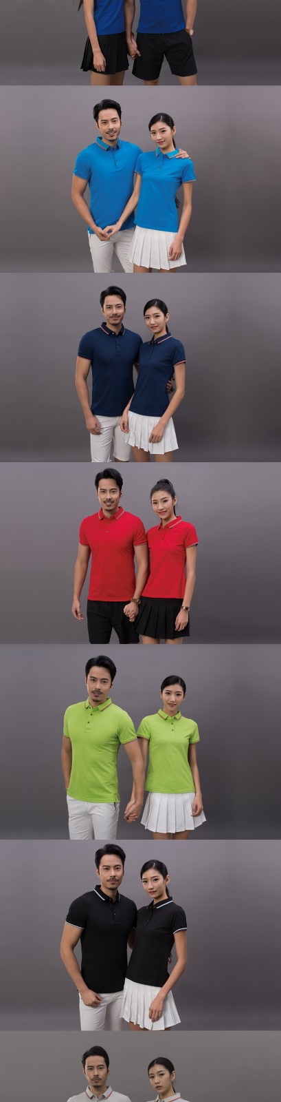 1574326252282174.jpg 纯棉工作服t恤定制印logo短袖团体装文化广告polo衫工衣打字刺绣(图6)