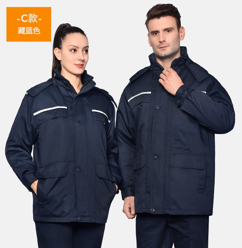 1573810332751691.jpg 工作服棉衣男加厚耐磨冬季保暖防寒劳保棉服环卫中铁工人棉袄冬装(图19)