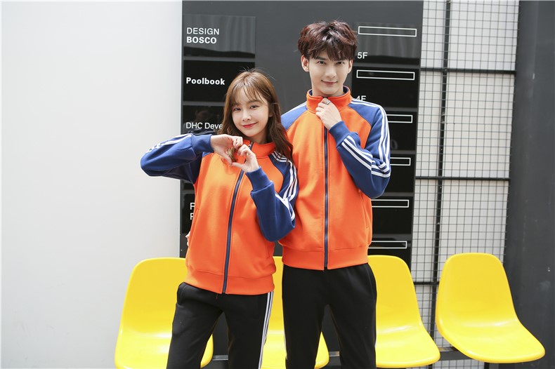 定制卫衣服务员工作服外套秋冬男女火锅店奶茶店超市工装长袖印字(图21)