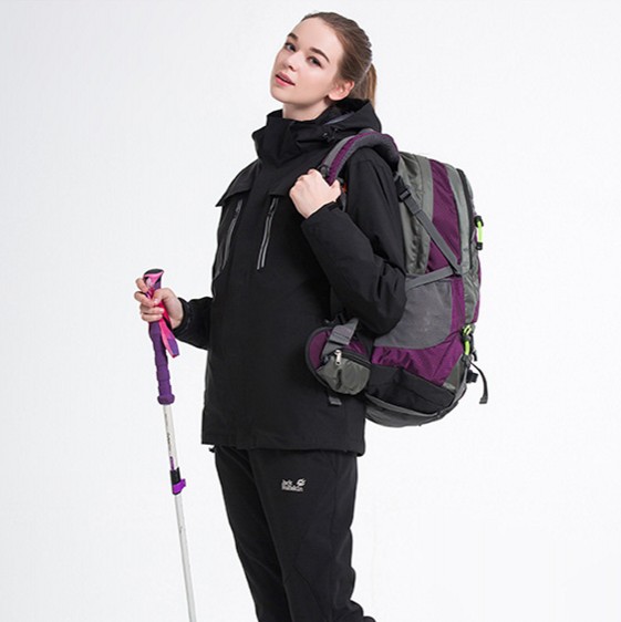 户外冲锋衣男女潮牌三合一两件套冬季加厚西藏防水滑雪定制登山服(图6)