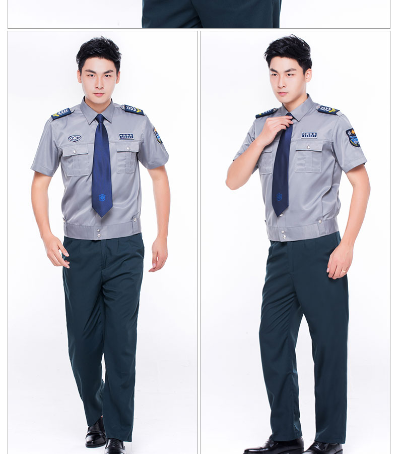 2011新式保安服长袖衬衣小区物业门卫工作服衬衫春秋套装男制服(图12)