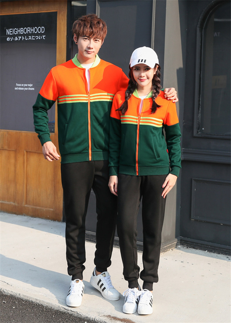 加厚学生班服加绒卫衣定制棒球服加绒工作服印字LOGO同学聚会秋冬(图6)