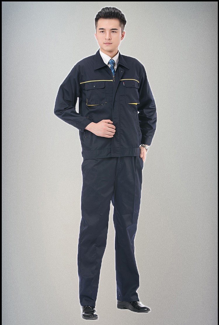 1573456426717627.jpg 秋冬定制男套装汽修维修工作服劳保工程工作服工厂车间制服(图6)