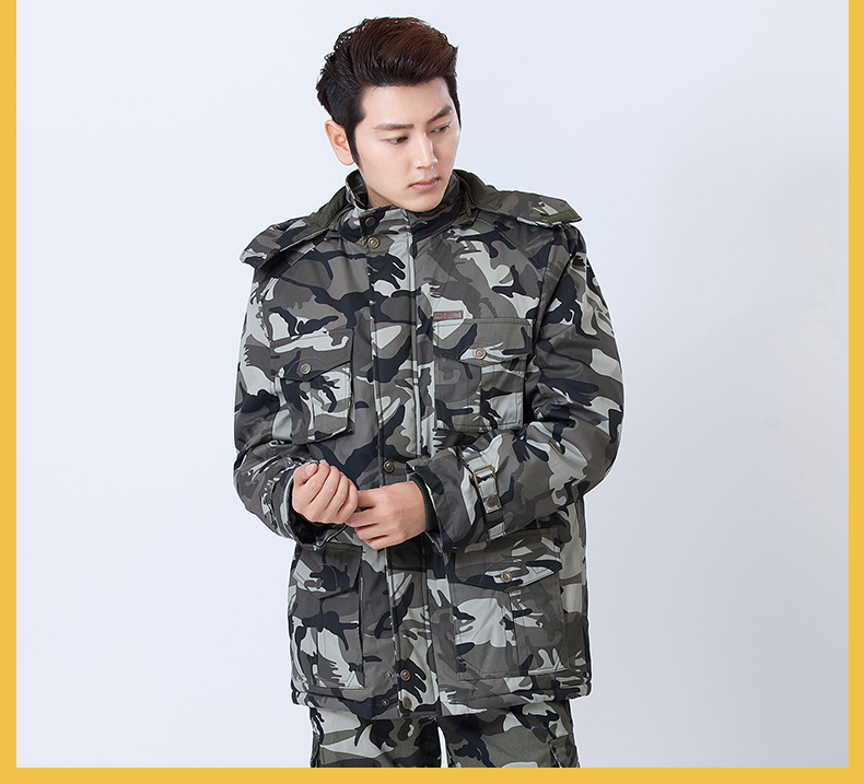 冬季劳保工作服棉袄男户外军迷保暖军大衣棉加厚防寒军装棉服(图12)