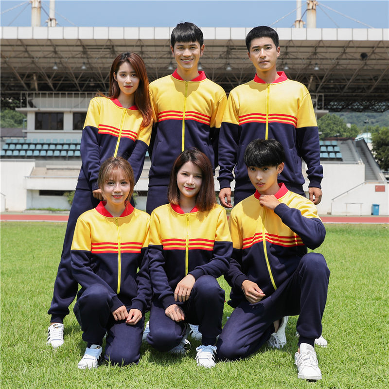 加厚学生班服加绒卫衣定制棒球服加绒工作服印字LOGO同学聚会秋冬(图3)