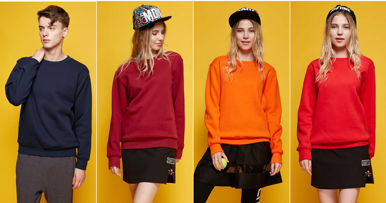 秋冬抓绒外套定做圆领卫衣团体工作服套头活动服装订制印LOGO绣标(图2)