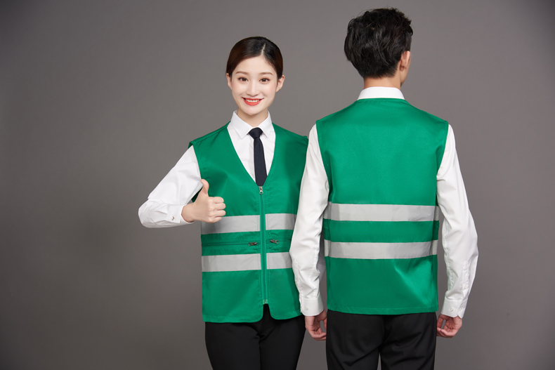 工作服马甲定制印LOGO建筑工程施工反光条安全背心外卖送餐员制服(图23)