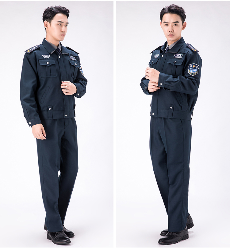 2011新式保安服春秋套装工作制服加厚物业安保冬装长袖秋冬季服装(图21)