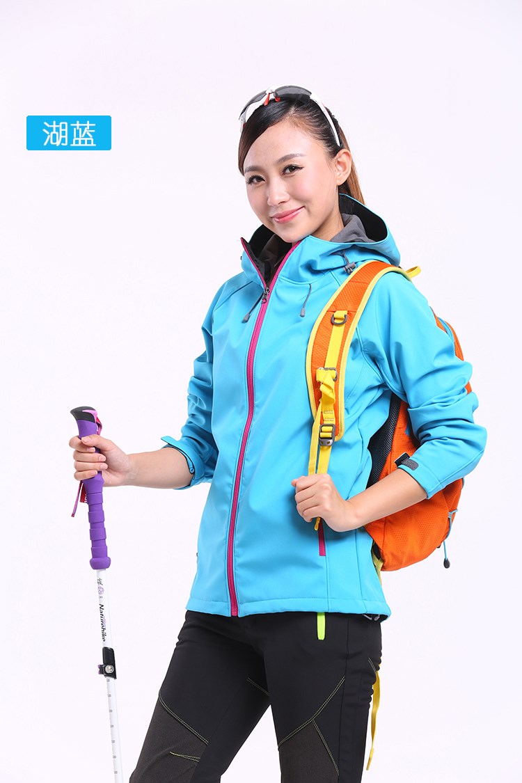 软壳户外单层冲锋衣定制秋冬保暖抓绒运动防风防水外套定做印logo(图16)