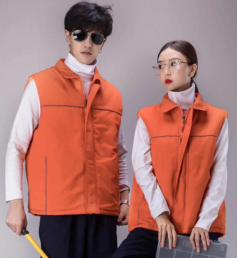 广告马甲工作服马甲摄影背心汽车美容秋冬棉工程马甲定制印LOGO(图13)