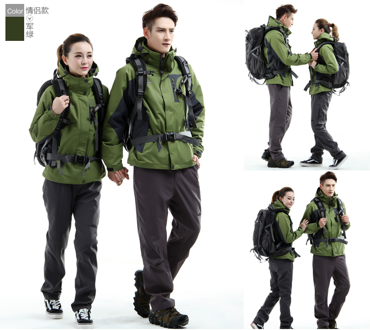 1574327458833255.jpg 秋冬大红色冲锋衣男女大码定制牛栏山汽车4s店工作服印字刺绣logo(图20)