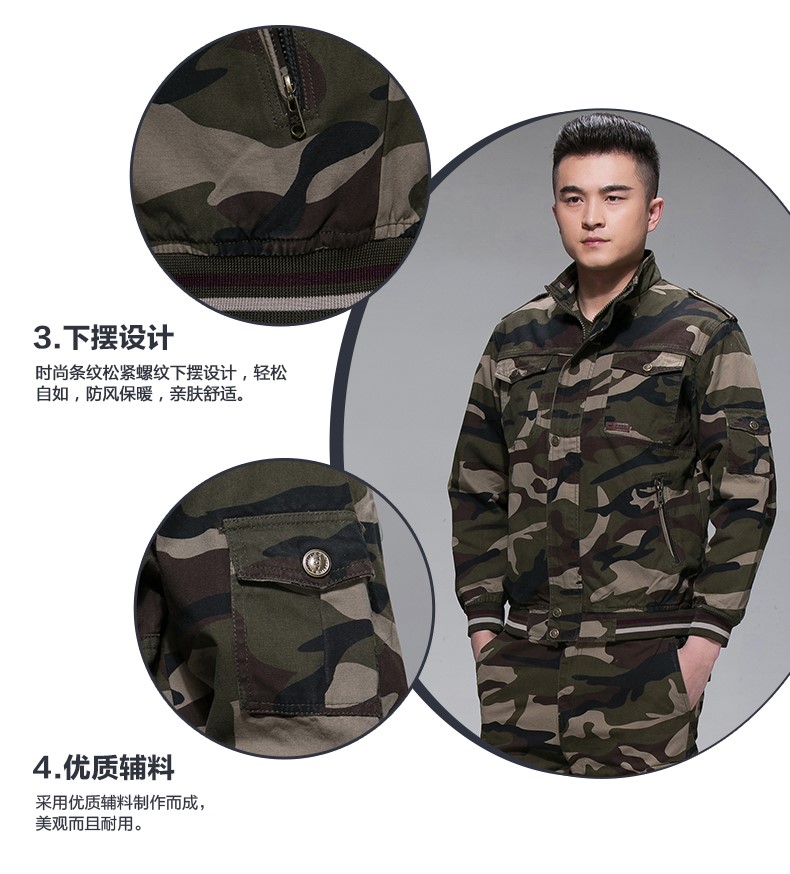 1574220613816134.jpg 美军旅风迷彩工作服套装 男户外保安服劳保服套装 夹克款工装(图6)