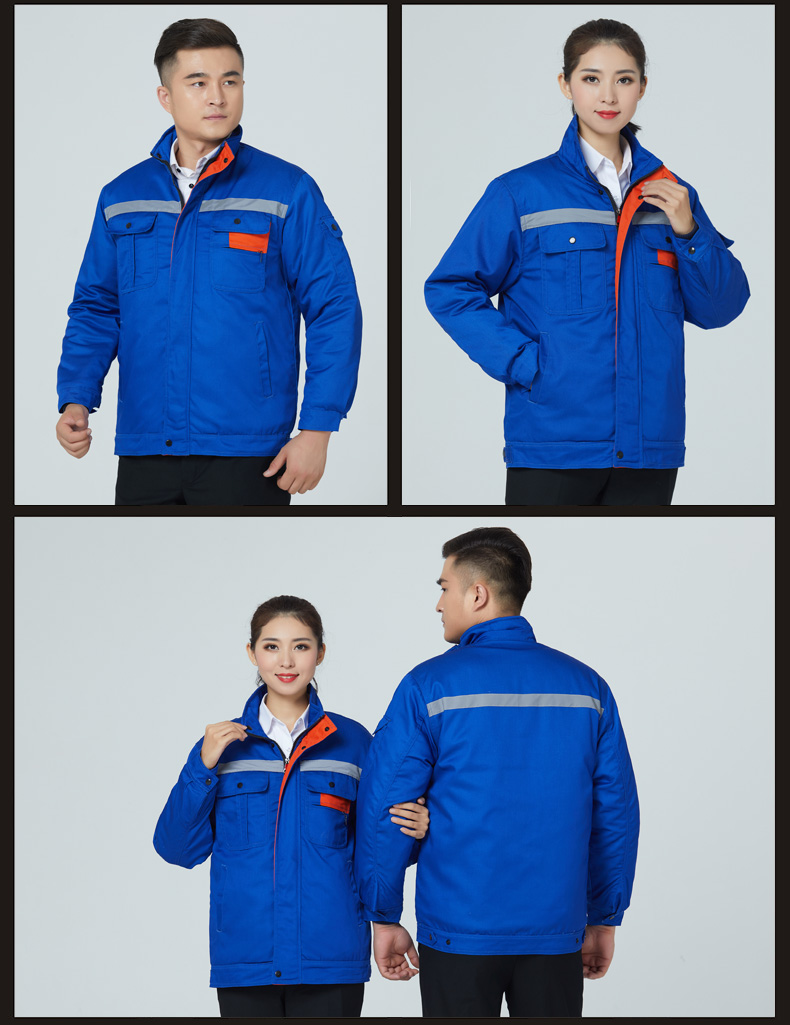 冬季工作服棉衣男加厚活里活面棉服防寒工装上衣耐磨棉袄汽修服(图10)