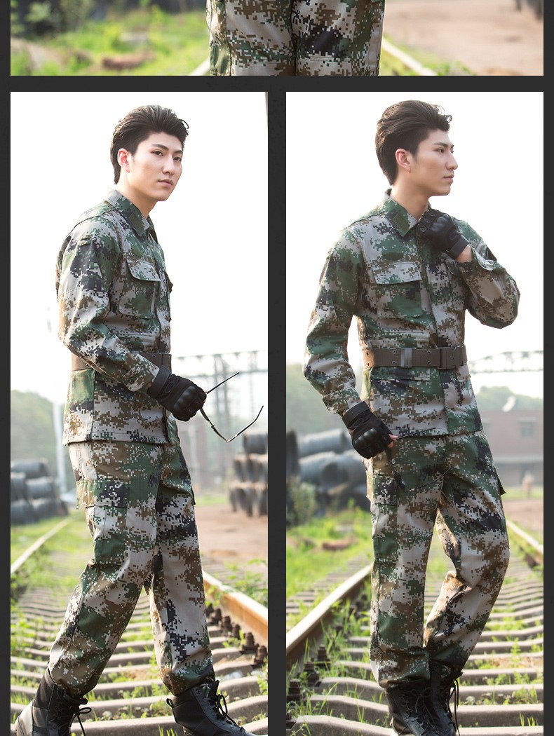 1577176113482402.jpg 配发正品荒漠迷彩服丛林迷彩套装冬夏季林地迷彩作训服男女套装(图10)
