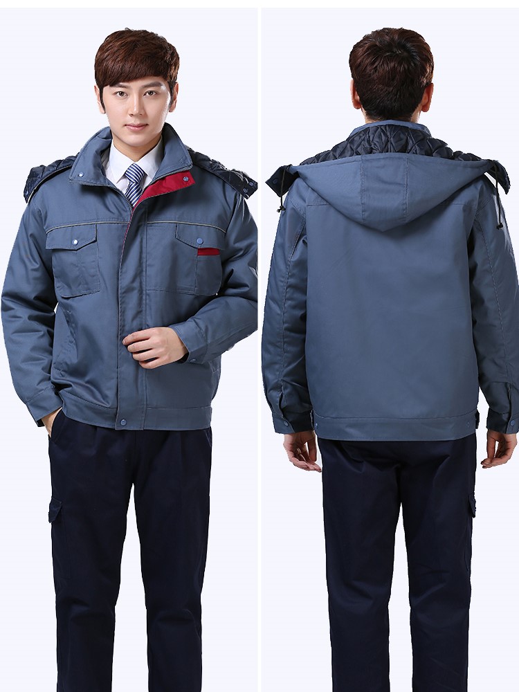 工作服棉衣冬季加厚防寒外套男棉袄冷库保暖棉服秋工装劳保服定制(图11)