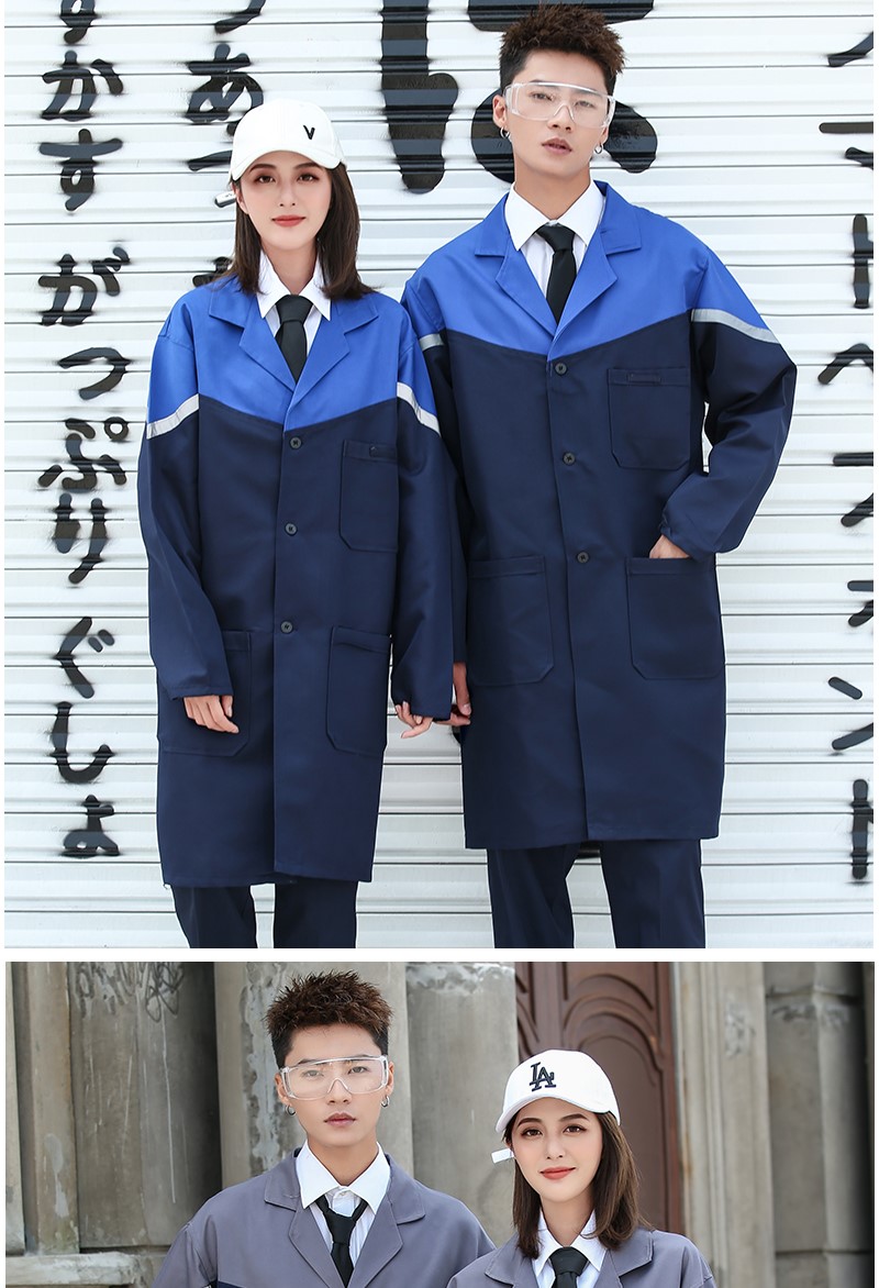 1577277116388554.jpg 蓝大褂长袖加厚工作服定制男女搬运防尘耐磨劳保服长款罩衣(图13)