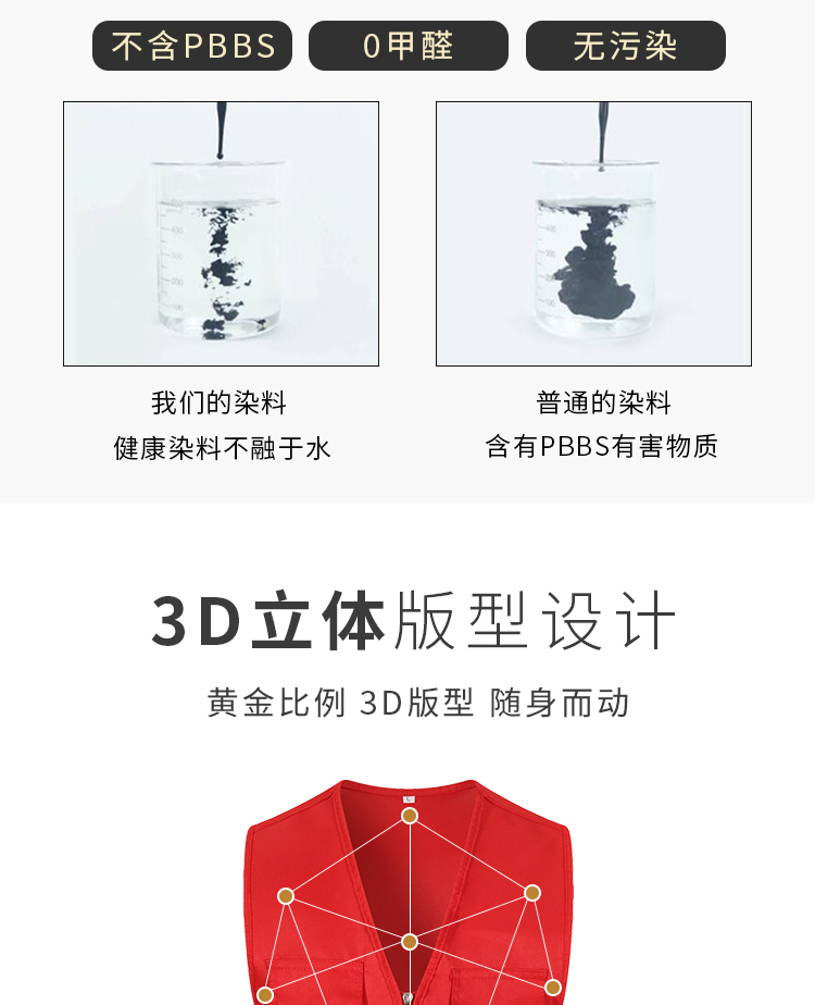 专业摄影钓鱼背心户外多口袋马甲定制印logo订制记者男女坎肩马夹(图4)