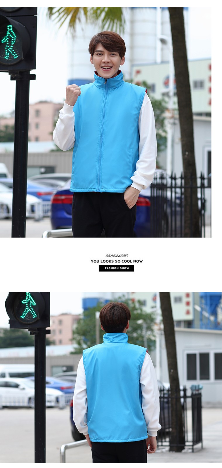 义工志愿者马甲定制印logo公益活动工作服男女宣传广告双面马甲(图11)