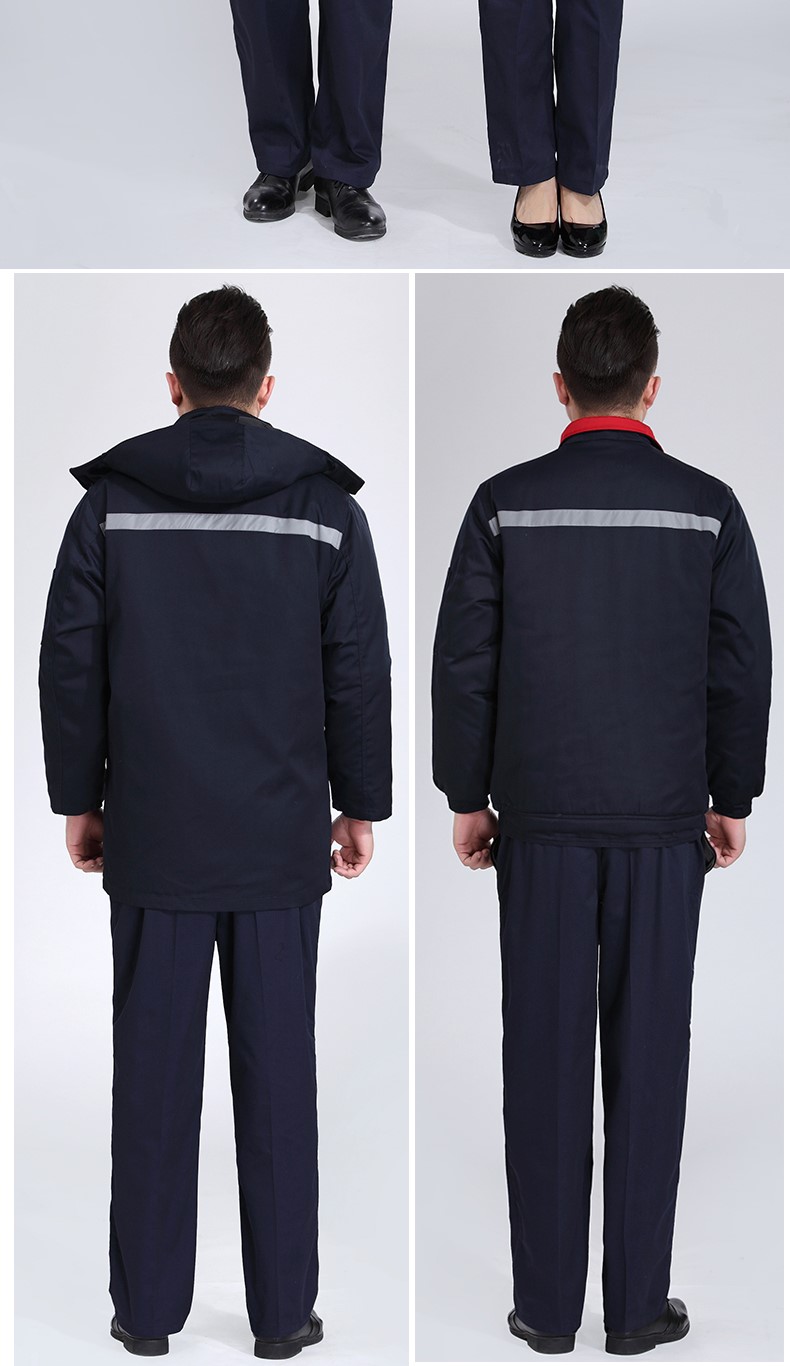 冬季工作服棉服男 加厚工作服棉衣工程汽修劳保服棉袄环卫棉大衣(图12)