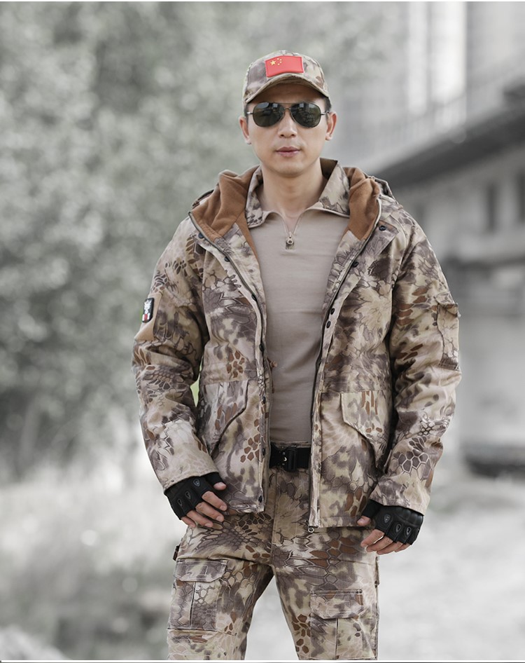 1577175702221710.jpg 冬季荒漠蟒纹迷彩服军装套装男户外特种兵作训服加绒防风战术外套(图17)