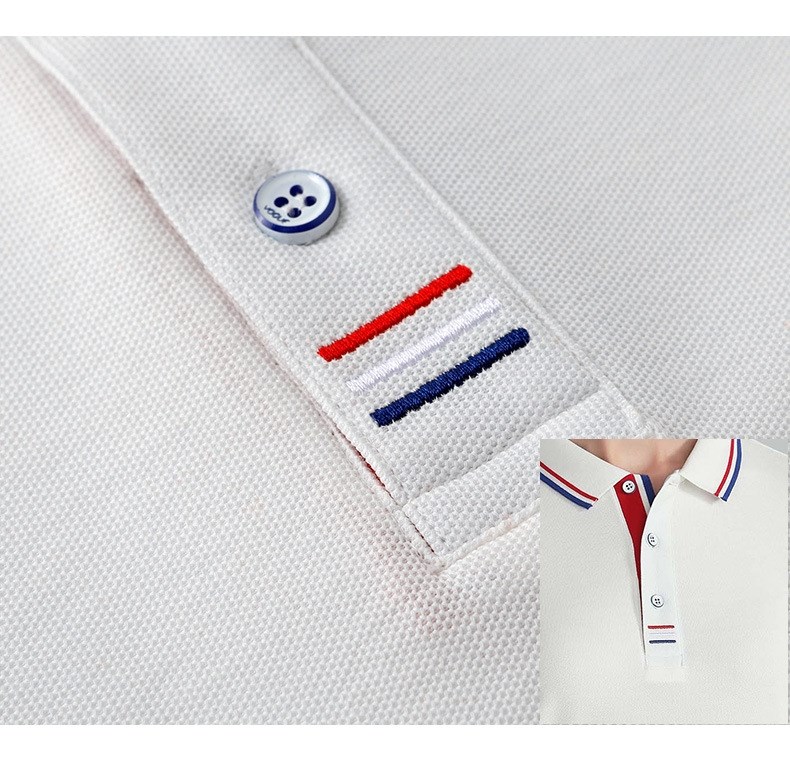 工装厂服polo衫长袖工衣定制刺绣印logo吸汗透气员工工作服广告(图11)