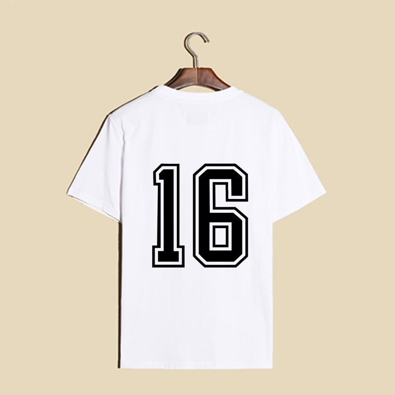 夏季班服定制短袖T恤韩版宽松半袖初中学生学院风毕业季拍照服装(图1)