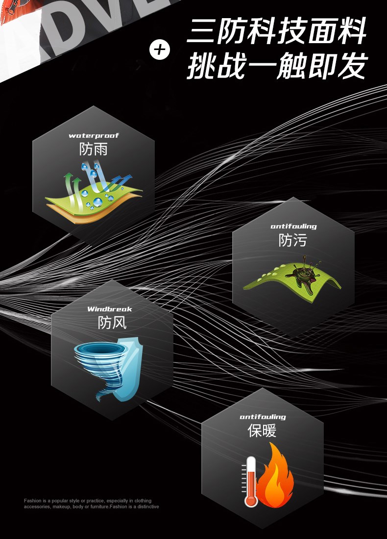 冲锋衣男女三合一潮牌两件套可拆卸加绒加厚秋冬季防水户外登山服(图1)