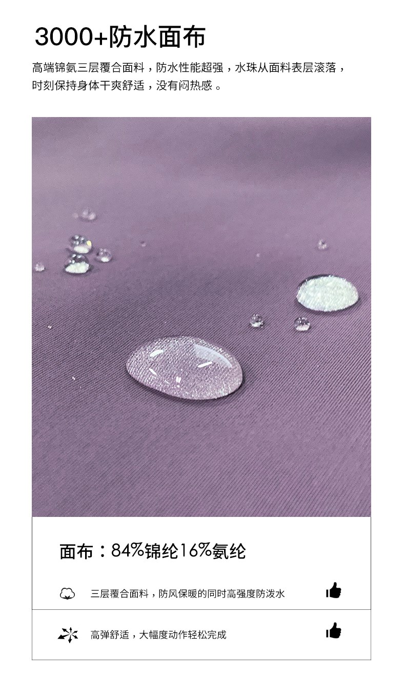 1575201657232118.jpg 纳趣户外潮牌软壳冲锋裤女秋冬季防风防水裤加绒加厚保暖滑雪裤子(图2)