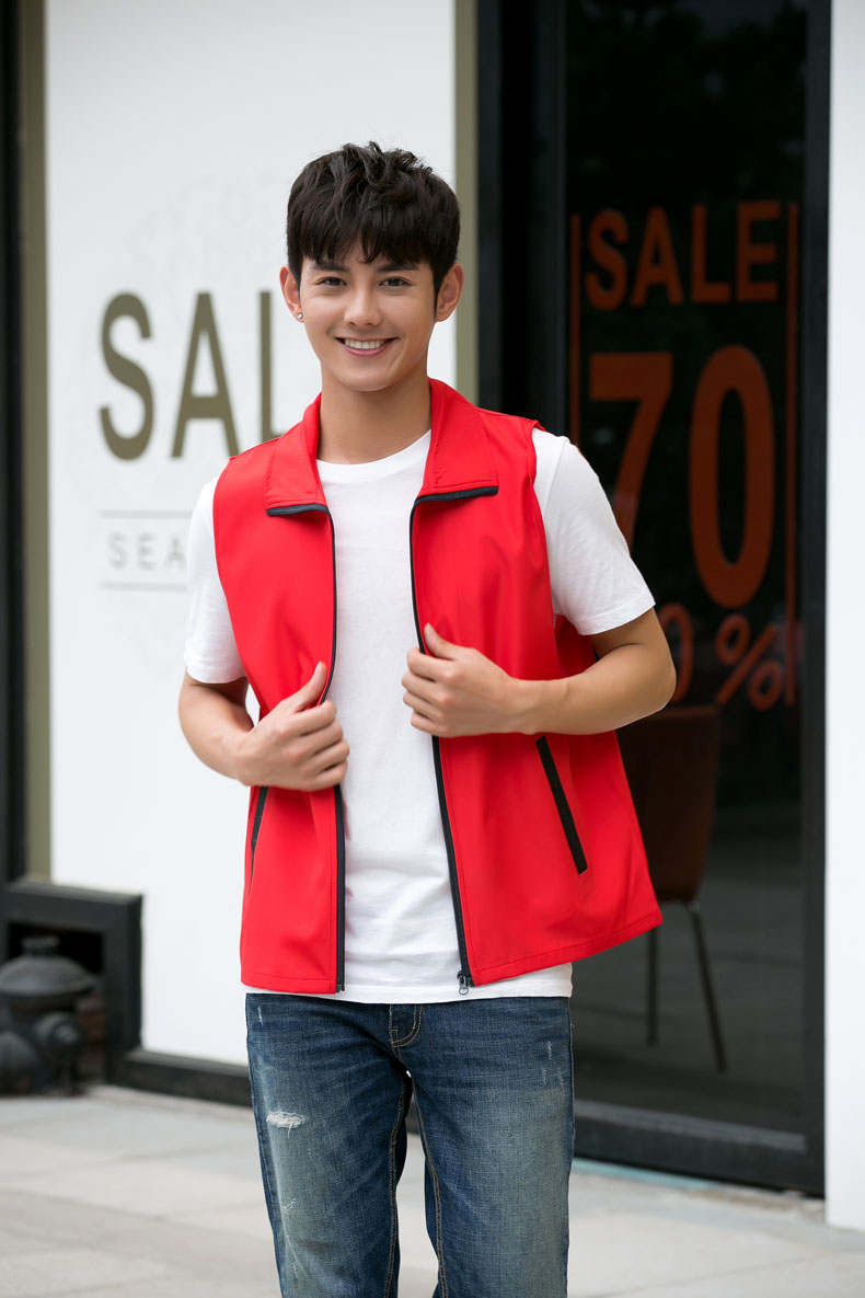 超市商场男女销售员印字工作服马甲志愿者婚庆公司马甲定制logo(图64)