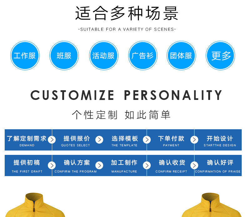 班服定制风衣印logo字广告diy秋季男女潮流宽松运动会外套工作服(图2)