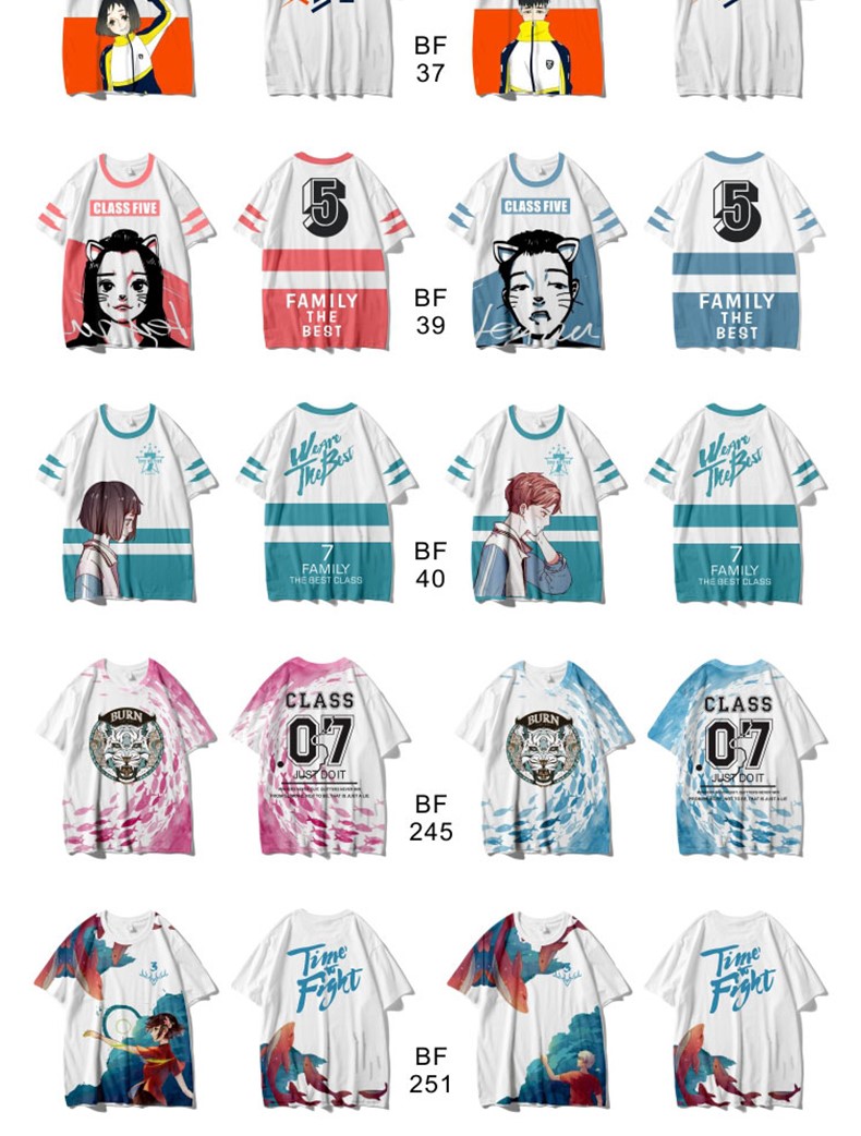 学生班服定制t恤印字logodiy运动会高三毕业夏季定做同学聚会短袖(图40)