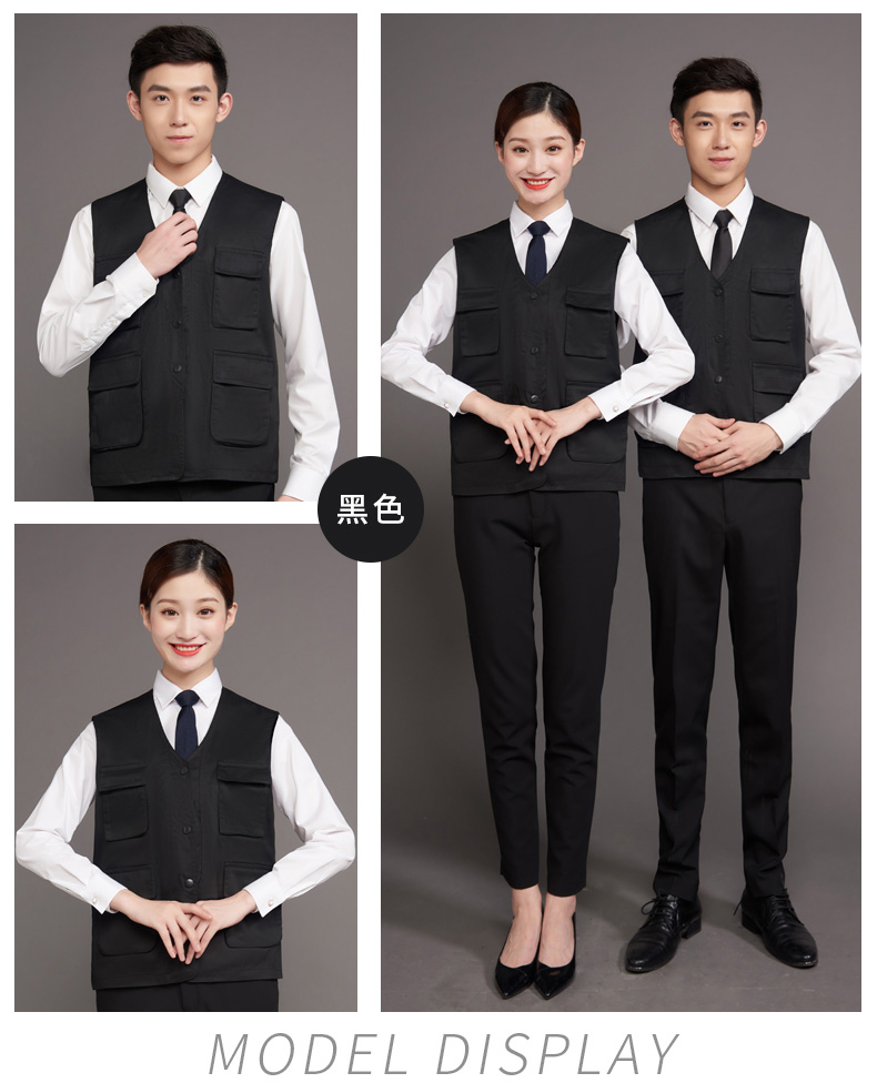 工程服马甲定制LOGO婚庆工地建筑多兜马夹装修广告影楼志愿者背心(图13)