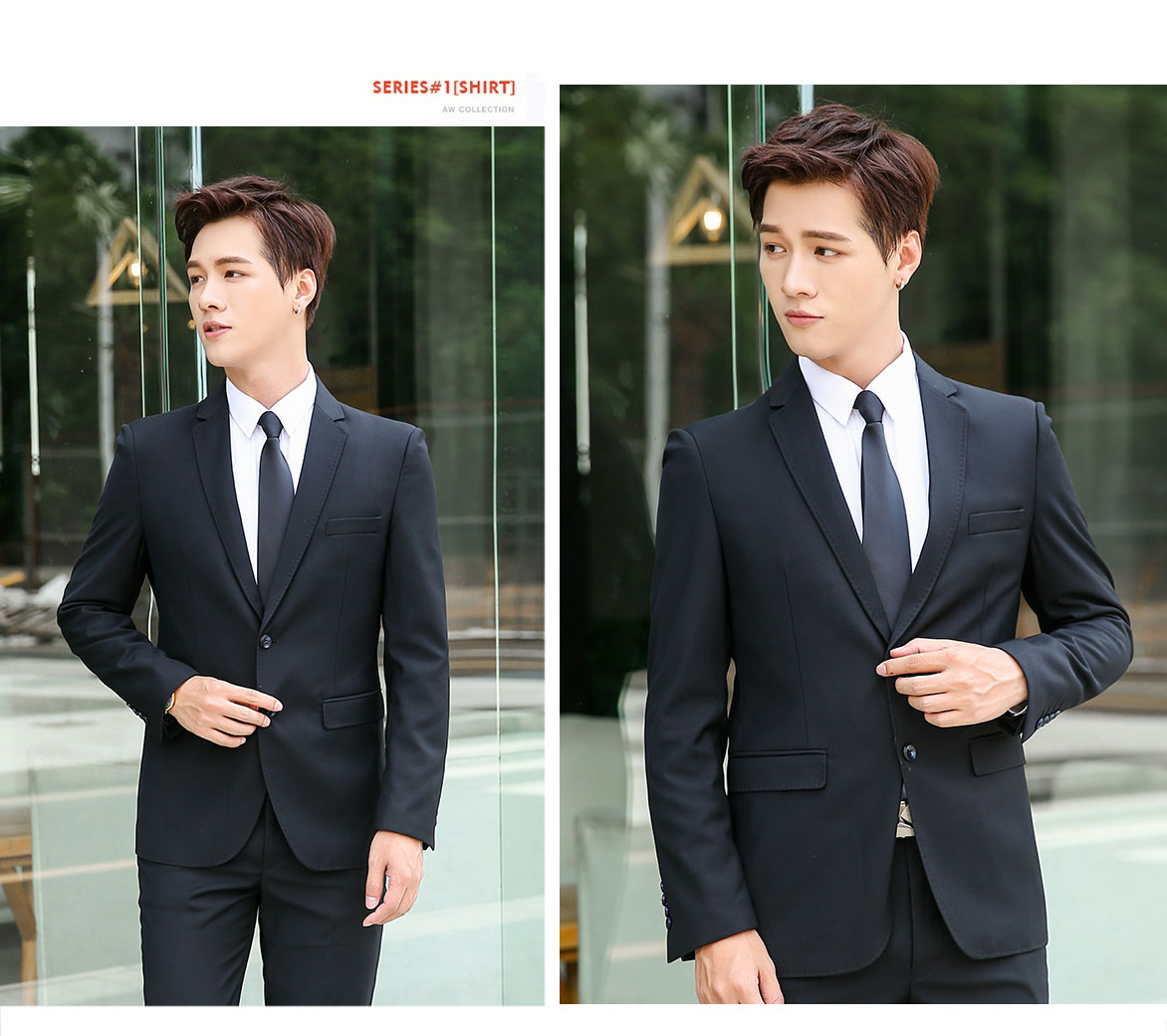 CQ666#男女西装套装高档仿毛哔叽(图8)