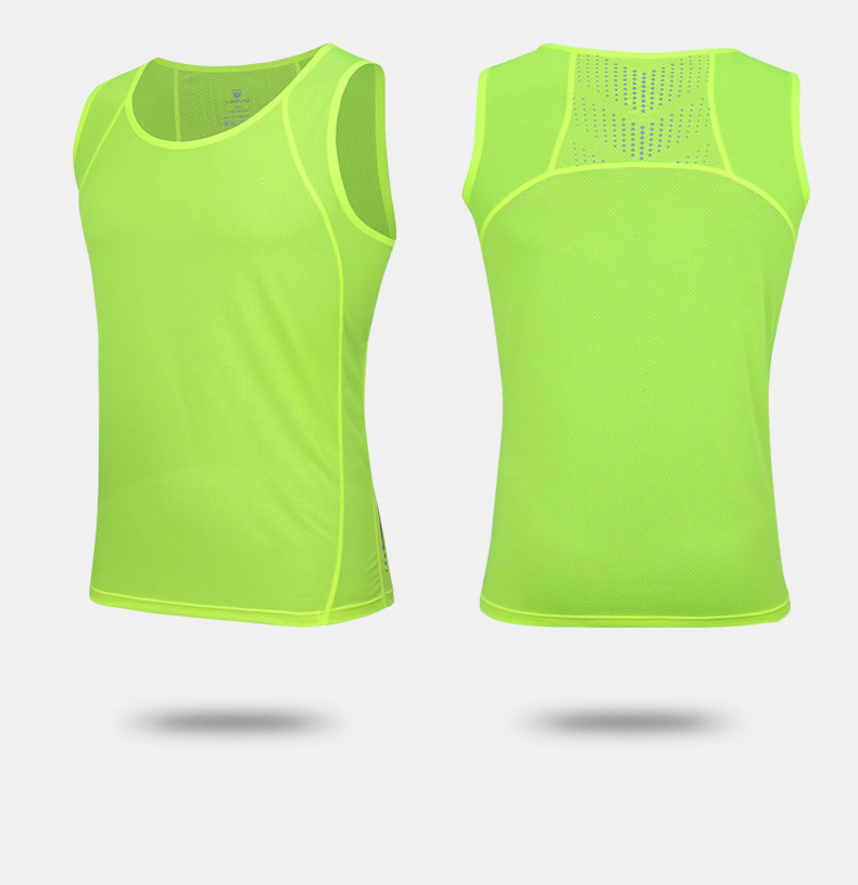 运动背心男宽松 夏季速干跑步背心 透气健身篮球服 无袖t恤(图9)