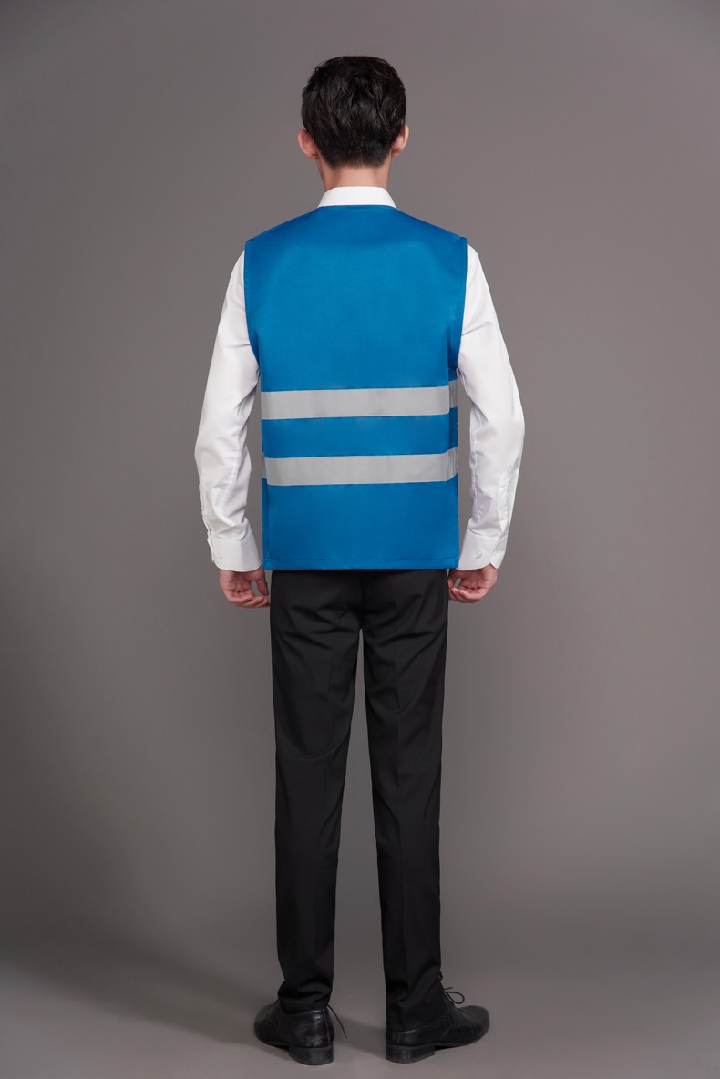 工作服马甲定制印LOGO建筑工程施工反光条安全背心外卖送餐员制服(图30)