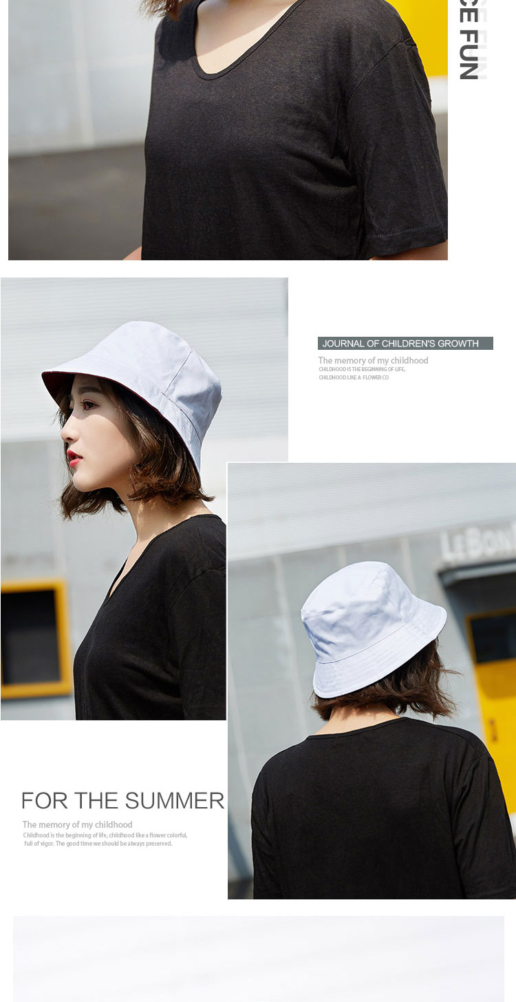 1574473612599663.jpg 渔夫帽定制Logo刺绣印字定做儿童DIY韩版纯色双面渔夫帽盆帽男女(图8)