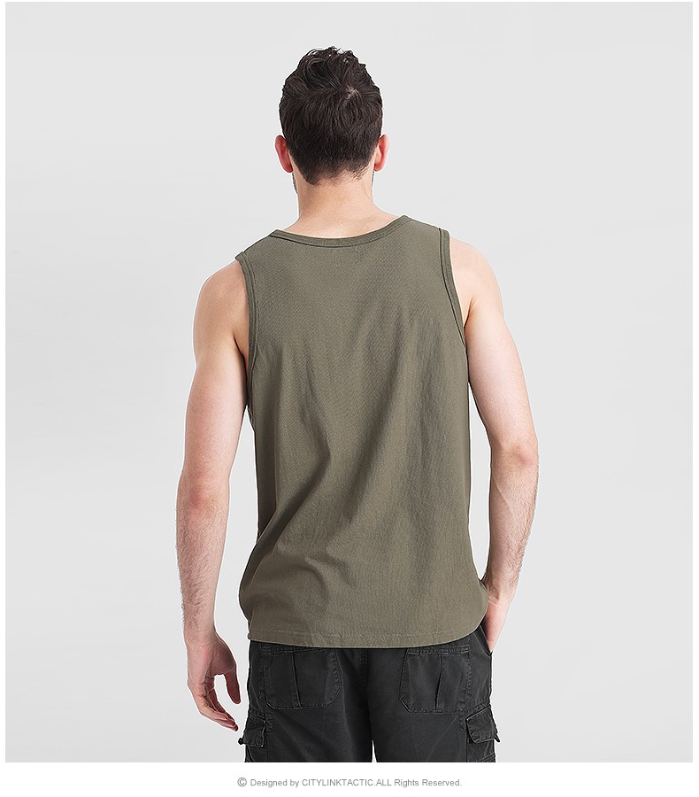 1575165221460642.jpg 男士背心2019夏季新款韩版宽松运动t恤潮流坎肩健身跨栏打底汗衫(图12)