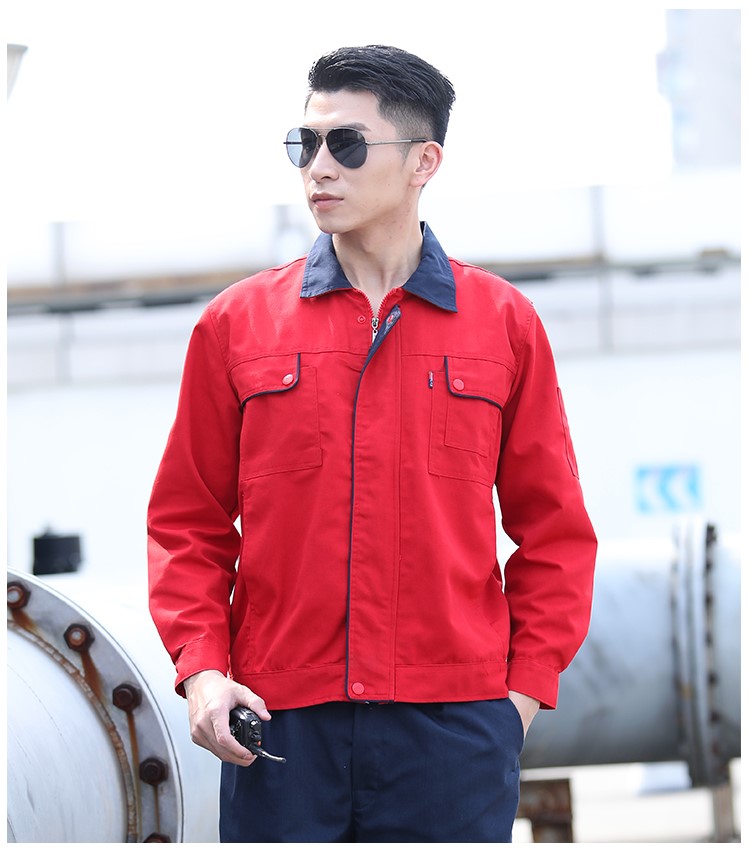 1573456092976059.jpg 钢厂秋天帆布劳保用品工作服套装男劳保服上衣汽修电焊工厂服耐磨(图9)