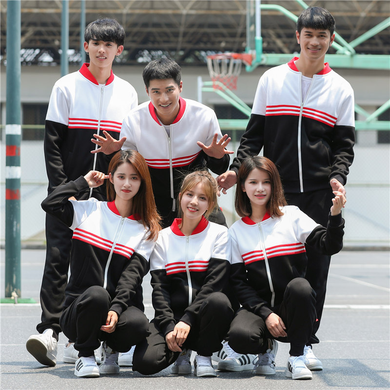 加厚学生班服加绒卫衣定制棒球服加绒工作服印字LOGO同学聚会秋冬(图2)