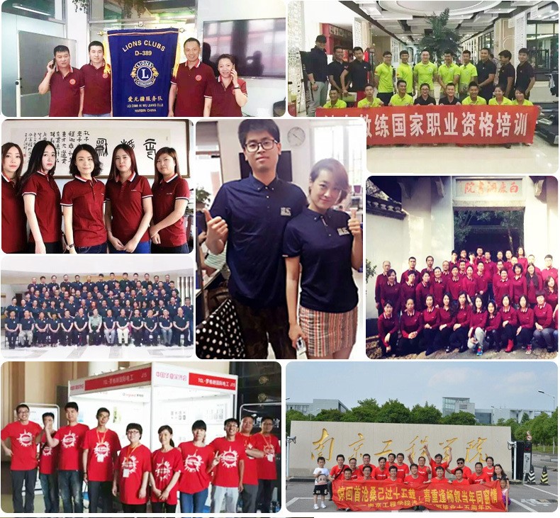 空白文化衫V领短袖莱卡棉polo衫团体活动服装定制个性diy印字(图2)