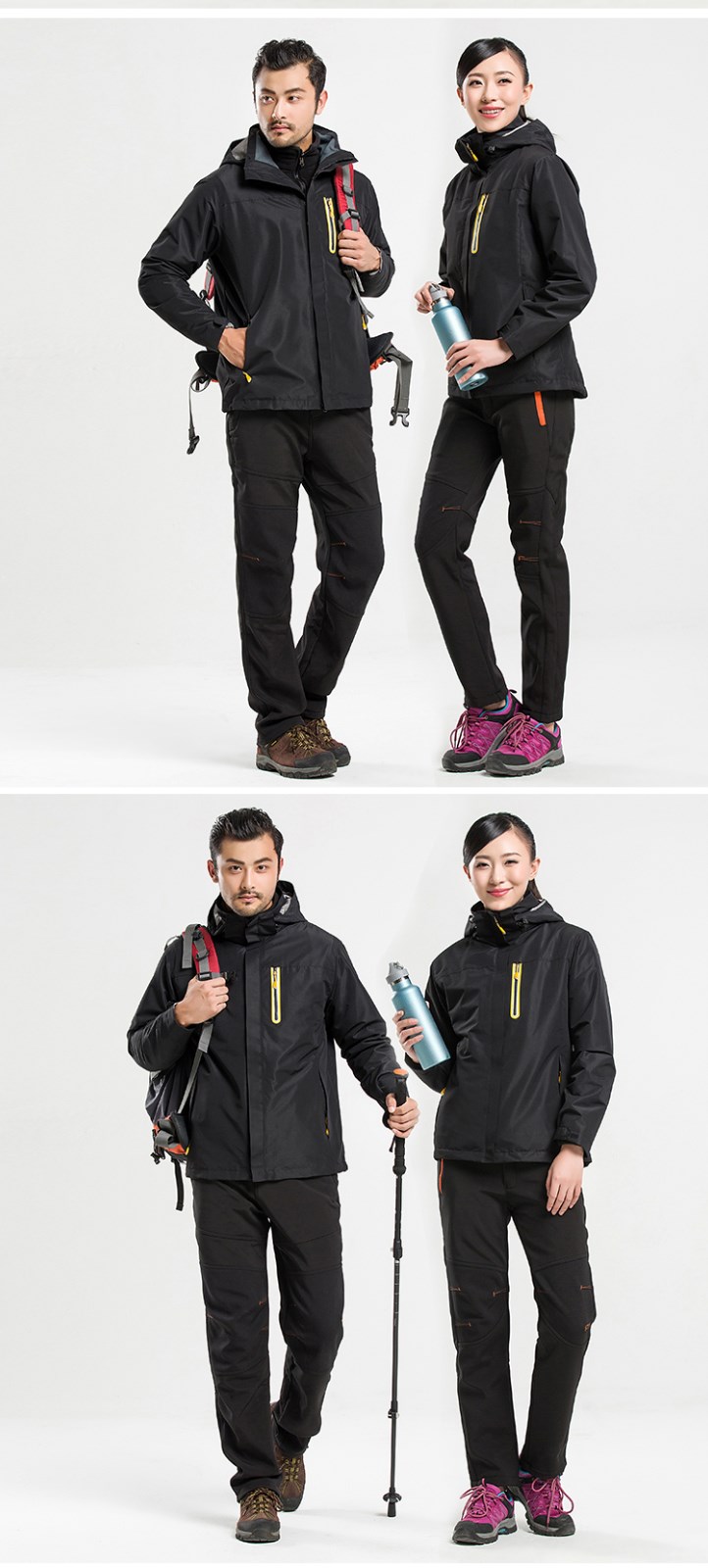 1574306226878706.jpg 定制户外纯色冲锋衣男女款两件套三合一可拆卸印LOGO印字工作服潮(图12)