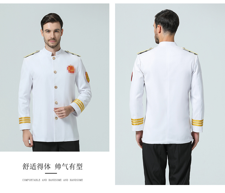 中国风厨师服男长袖秋冬装中式酒店厨师长行政总厨工作服高档定制(图18)