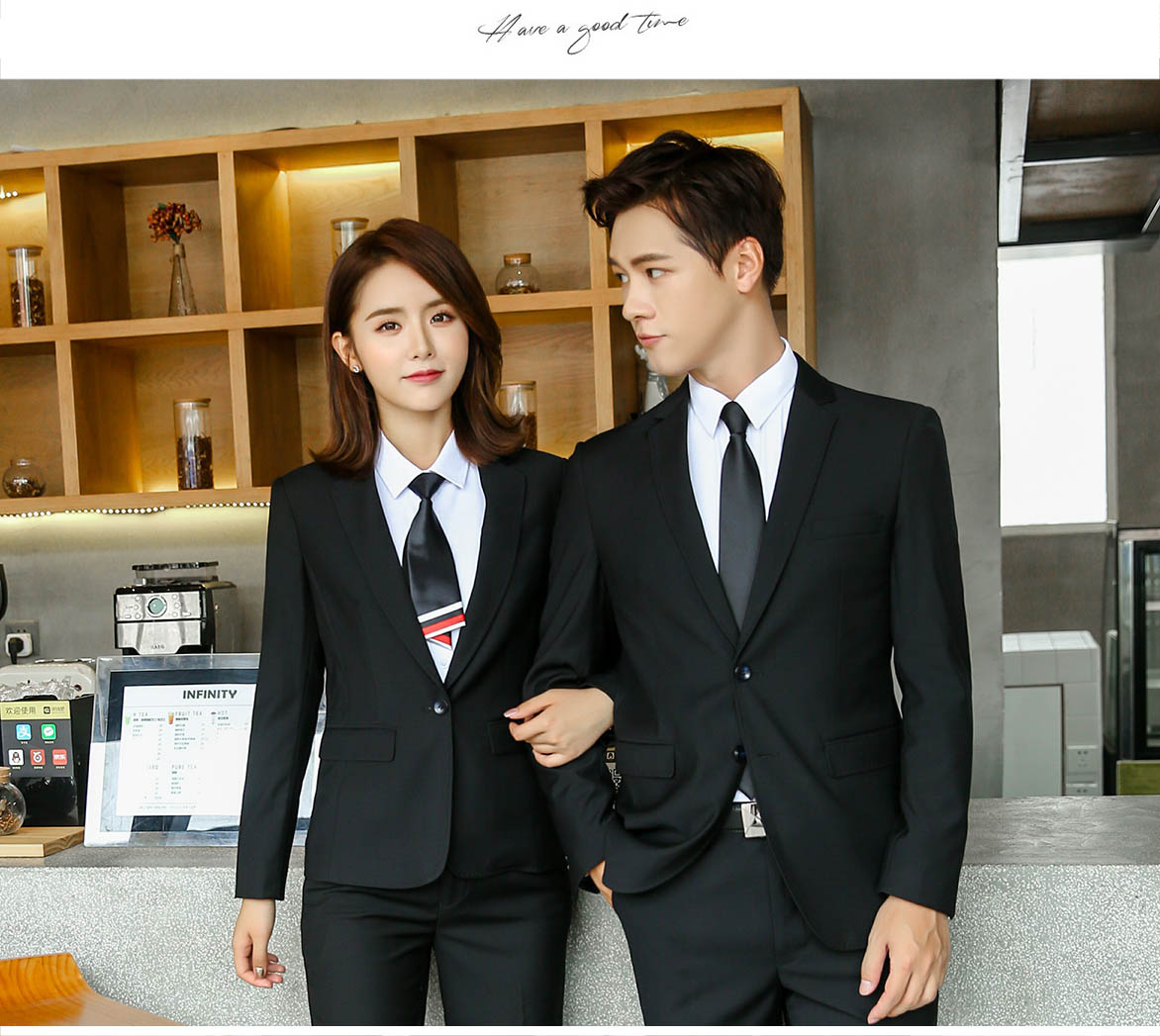 CQ666#男女西装套装高档仿毛哔叽(图9)