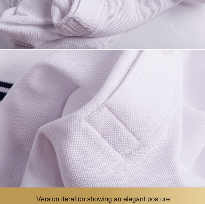 polo衫定制logo企业工作服t恤短袖翻领定做公司文化衫团体服印字(图13)